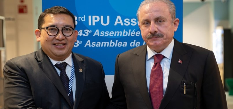 TURKISH PARLIAMENT HEAD HOLDS 2-WAY TALKS AT 143RD IPU ASSEMBLY IN SPAIN