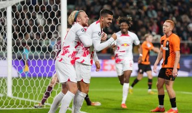 Leipzig cruise past Shakhtar to reach Champions League last 16