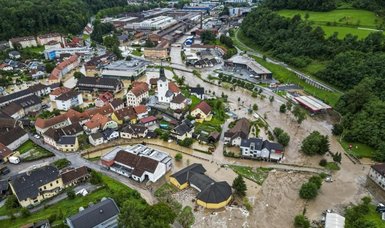 Heavy rain and storms sweep across western Slovenia