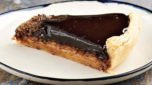 Elmalı Çikolatalı Tart