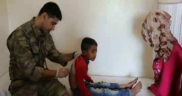 Turkish army provides health services in Syria's Afrin