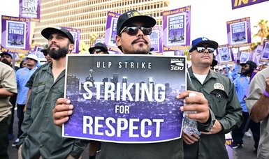 11,000 city workers stage 24-hour strike in Los Angeles, threatening to cripple services