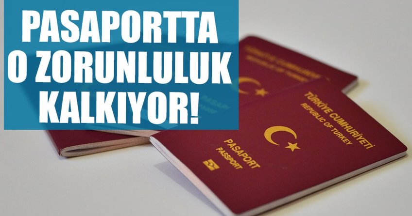 Pasaporta damga zorunluluğu kalkıyor