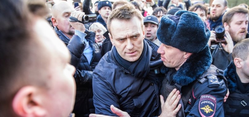 RUSSIAN COURT UPHOLDS 9-YEAR SENTENCE TO OPPOSITION POLITICIAN NAVALNY