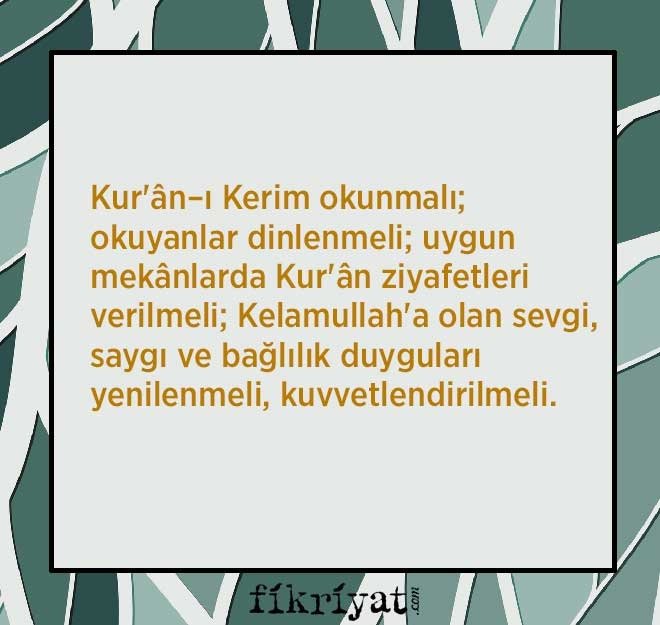 KADİR GECESİ İBADETLERİ