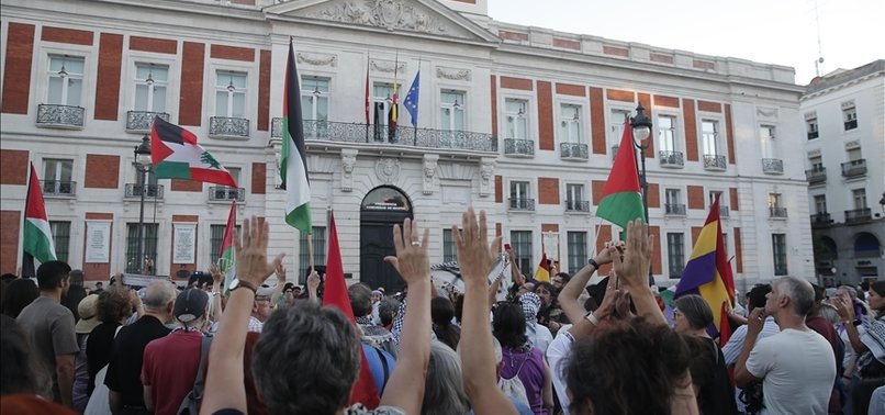 PRO-PALESTINE DEMONSTRATION HELD IN MADRID