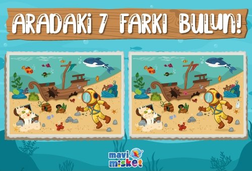 ARADAKİ 7 FARKI BULUN!