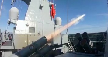 Turkey fires ATMACA missile from locally made ship