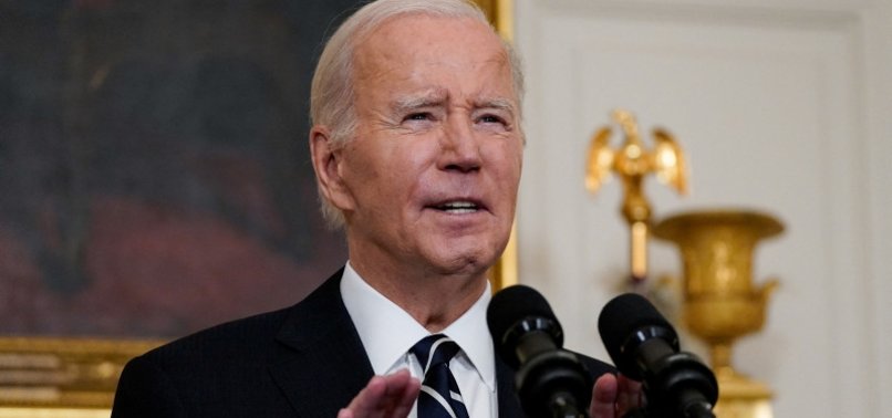 BIDEN SAYS US SUPPORT FOR ISRAEL ROCK SOLID AND UNWAVERING