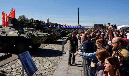 Russia displays NATO weapons seized from Ukrainian army