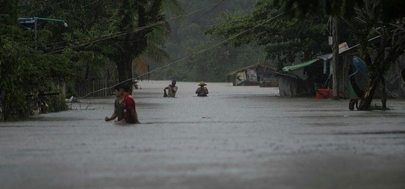 FLOODS, LANDSLIDES KILL 11, DAMAGE PAGODA IN MYANMAR