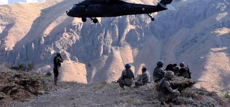 Turkish intelligence strikes nearly 50 facilities of PKK terror group in Syria