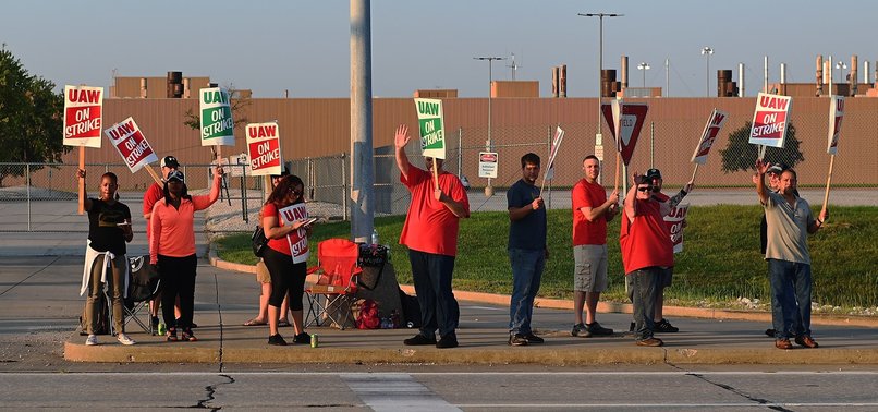 NEARLY 50,000 AUTO WORKERS STRIKE AGAINST GENERAL MOTORS IN CONTRACT DISPUTE