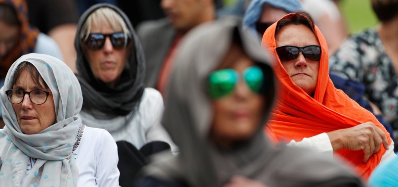 NEW ZEALAND WOMEN DON HEADSCARVES IN SOLIDARITY WITH MUSLIMS AFTER CHRISTCHURCH TERROR ATTACK