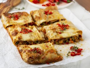 Sebzeli Krep Börek