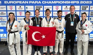 Five more medals from Turkish national taekwondo players