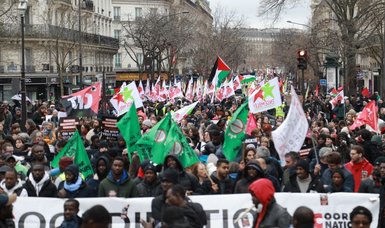 Thousands gather in France and Switzerland to call for immediate cease-fire in Gaza