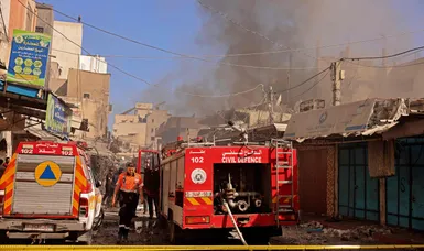 Explosion kills 1, injures 10 in Gaza