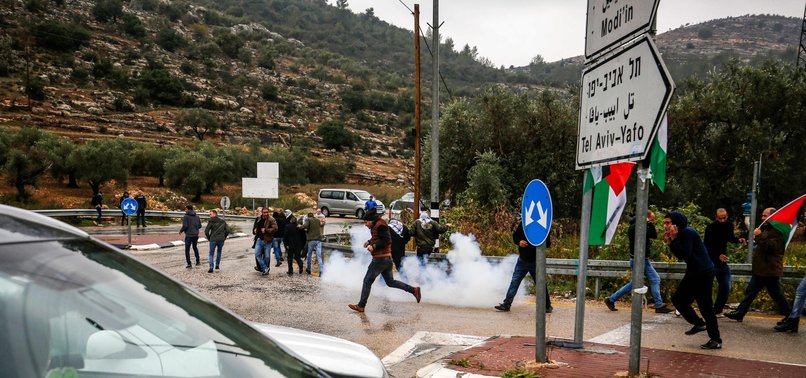 DOZENS OF PALESTINIANS HURT IN WEST BANK CLASHES