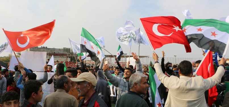 SYRIANS IN TURKEY PROTEST AGAINST YPG/PKK TERROR GROUP