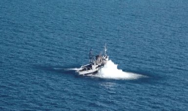 Turkish-made AKYA heavy torpedo successfully hits and destroys its target