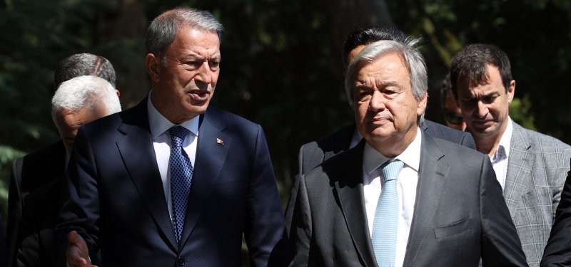 UN chief Guterres hails Türkiye's 'pivotal role' in grain export deal