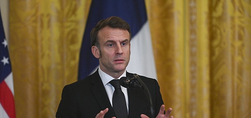 Macron vows firm stance to work for enduring peace in Ukraine after US visit