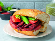 Barbeküde Sucuk Ekmek