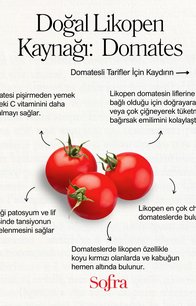 Doğal likopen kaynağı: Domates! 🍅