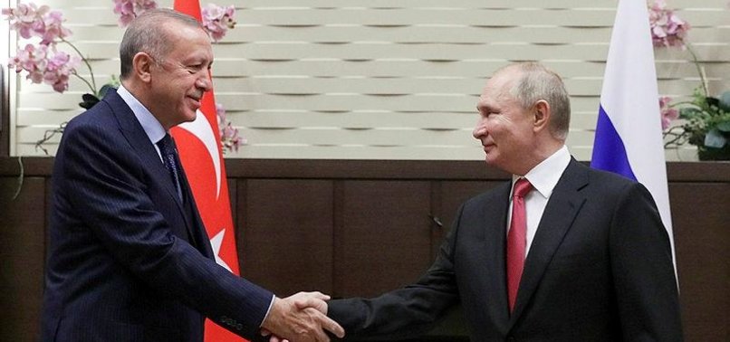 ERDOĞAN HOLDS PHONE TALK WITH VLADIMIR PUTIN TO DISCUSS BILATERAL TIES AND REGIONAL ISSUES