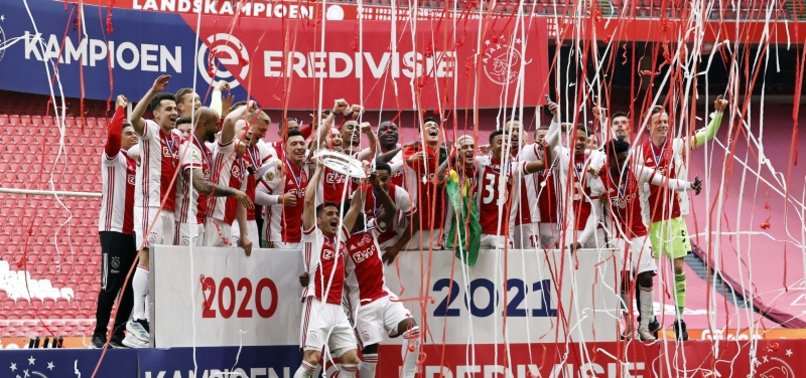 AJAX CROWNED CHAMPION OF DUTCH TOP-TIER FOOTBALL LEAGUE