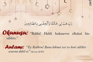 Peygamberlerin Kur’an’da geçen duaları