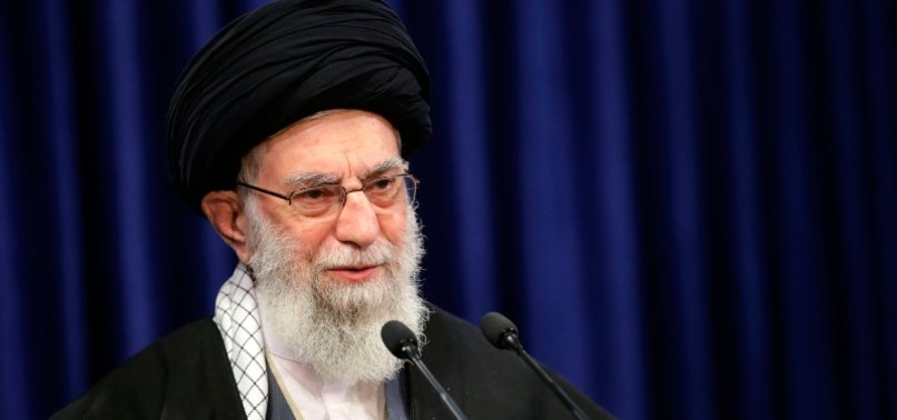 IRANS SUPREME LEADER KHAMENEI BANS IMPORTS OF COVID-19 VACCINES FROM US AND BRITAIN