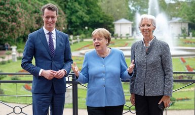 Ex-chancellor Merkel honoured by German state for services to country