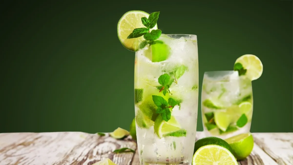 Limonlu Mojito Mocktail