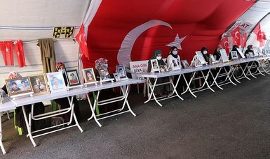 Anti-PKK sit-in protest held by Kurdish mothers continues in Turkey's Diyarbakır province