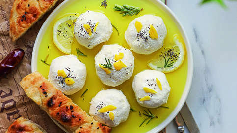 Limonlu Peynir Topları