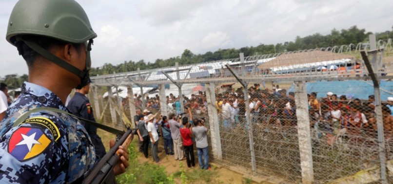 MYANMAR POLICE OPEN FIRE IN CAMP FOR INTERNALLY DISPLACED ROHINGYA
