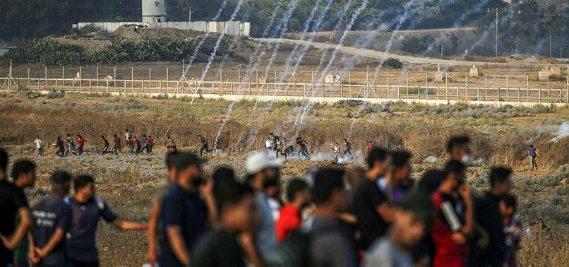 GAZAS ANTI-OCCUPATION RALLIES CONTINUE IN BUFFER ZONE