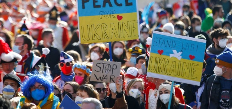 UP TO 250,000 PEOPLE ATTEND COLOGNES UKRAINE SOLIDARITY MARCH: POLICE