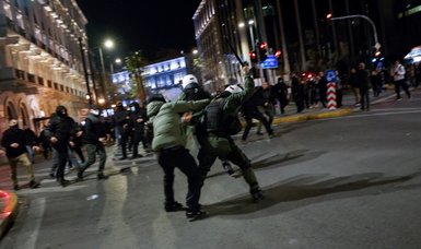 Clashes break out in Athens after train crash
