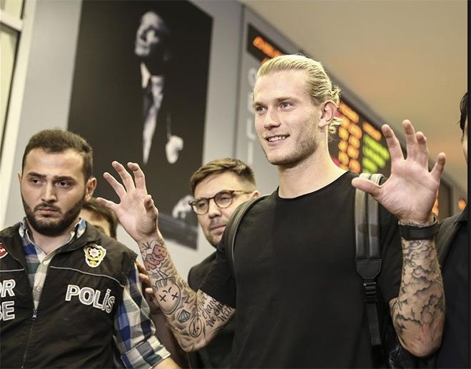Karius, Beşiktaş için İstanbul’a geldi