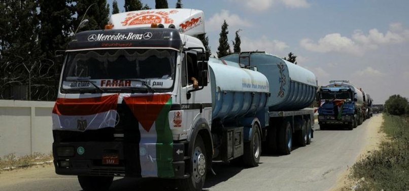 IN FIRST, EGYPT ALLOWS FUEL INTO BLOCKADED GAZA STRIP