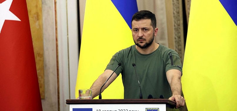 UKRAINES ZELENSKY, IRKED BY INTERPRETER, TRANSLATES OWN COMMENTS