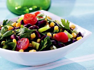 Meksika Fasulyesi Salatası