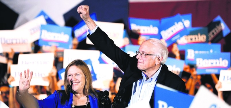SANDERS WINS NEVADA CAUCUSES, BIDEN ON TRACK FOR 2ND-PLACE FINISH
