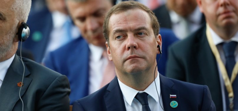 RUSSIAS MEDVEDEV SAYS MORE U.S. WEAPONS SUPPLIES MEAN ALL OF UKRAINE WILL BURN