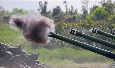 Taiwan launches 'combat drills'