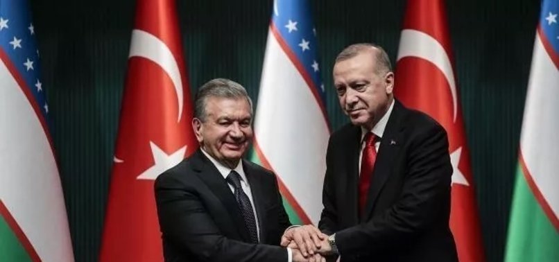 ERDOĞAN DISCUSSES BILATERAL, REGIONAL ISSUES WITH HIS UZBEK COUNTERPART IN PHONE CALL