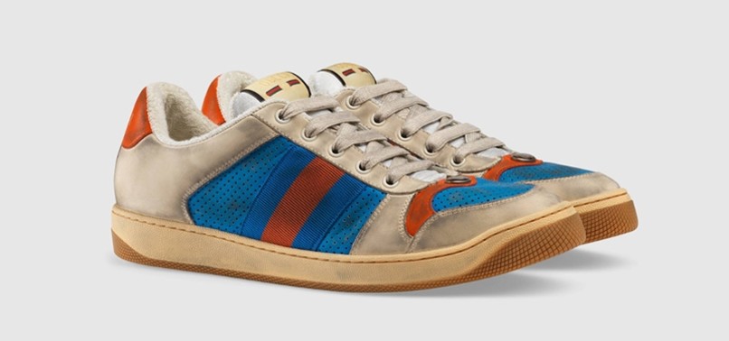 GUCCI DRAWS GROANS WITH $870 ‘DIRTY’ SNEAKERS